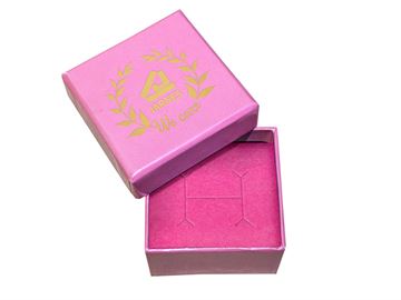 Smykkeæske, Ring - pink